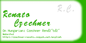 renato czechner business card